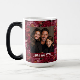 Caneca Mágica Buquê de Peônias Ocidentais Dia do Padrasto Café G