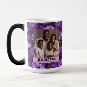 Caneca Mágica Buquê de Ranunculus Moderno para o Dia do Primeiro