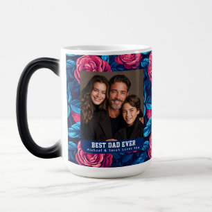 Caneca Mágica Buquê de Rosa Única Dia do Pai de Primeira Vez Cer
