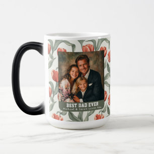 Caneca Mágica Buquê de Tulipas Cottagecore Big Dad Aniversário C