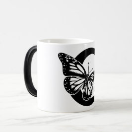 Caneca Mágica C Alphabet black butterfly