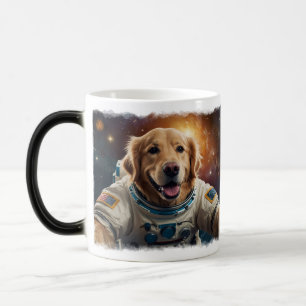 Caneca Mágica Cachorro do ouro no Espaço