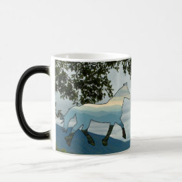 Caneca Mágica Cades de Cavalo Azul-Cordilheira