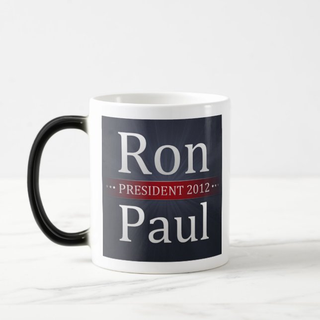 Caneca Mágica Café da campanha de Ron Paul 2012/copo de chá (Esquerda)