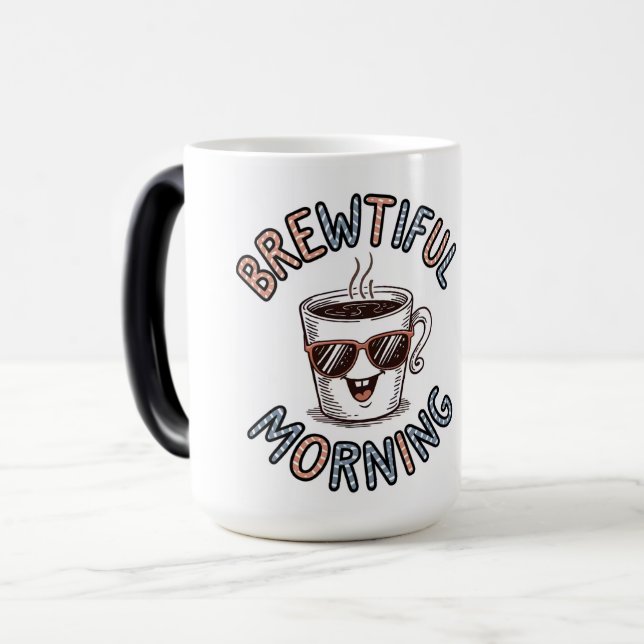 Caneca Mágica Café da manhã brilhante (Frente Esquerda)