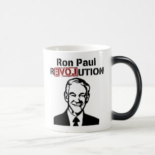 Caneca Mágica Café da revolução de Ron Paul/caneca/copo do chá
