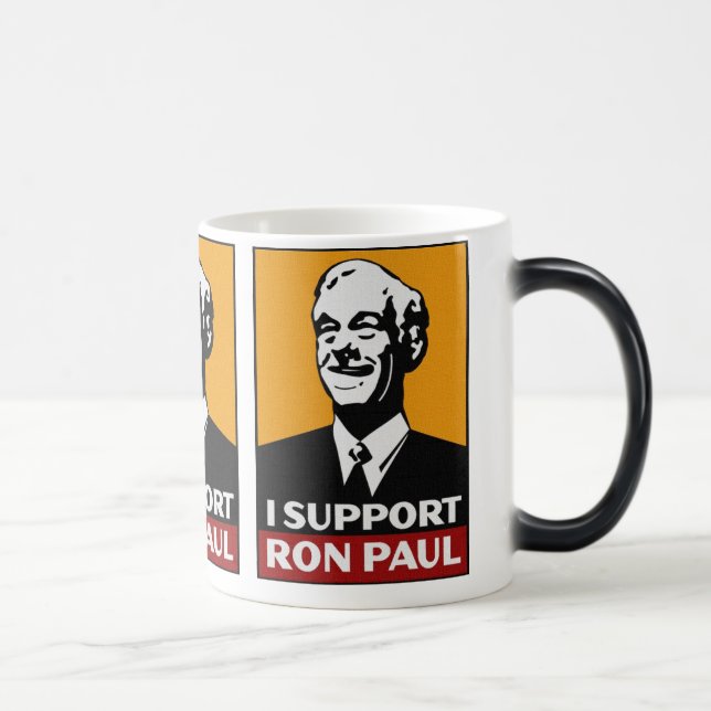 Caneca Mágica Café de Ron Paul/copo de chá (Direita)