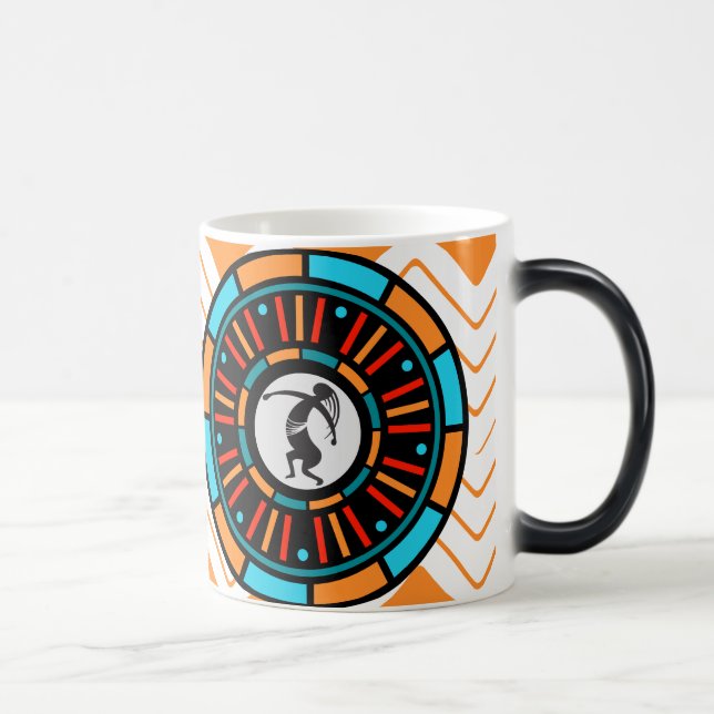Caneca Mágica Café Kokopelli, Padrão Sudoeste (Direita)