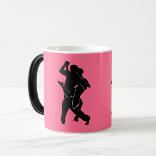Caneca Mágica Café Mug com Dançarina Tango - Cores Personalizada