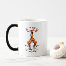 Café Mug Life Short Giraffe Design