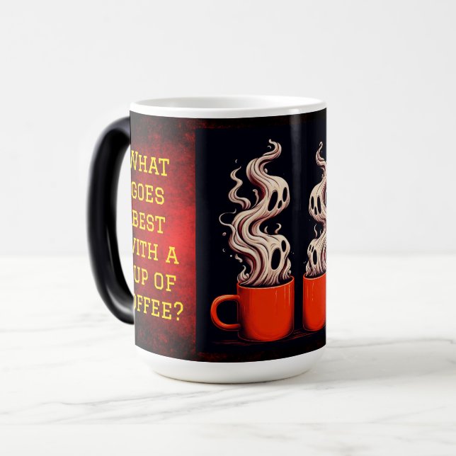 Caneca Mágica Café Rostos (Frente Esquerda)