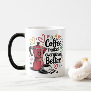 Caneca Mágica Café Torna Tudo Melhor