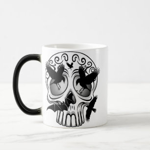 Caneca Mágica Calaveras Decorativas do Halloween