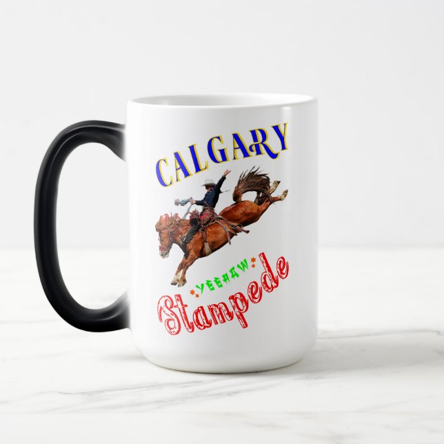 Caneca Mágica Calgary Yeehaw Stampede (Esquerda)