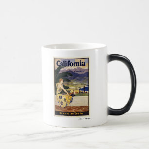 Caneca Mágica Califórnia este verão. Viagem pelo trem