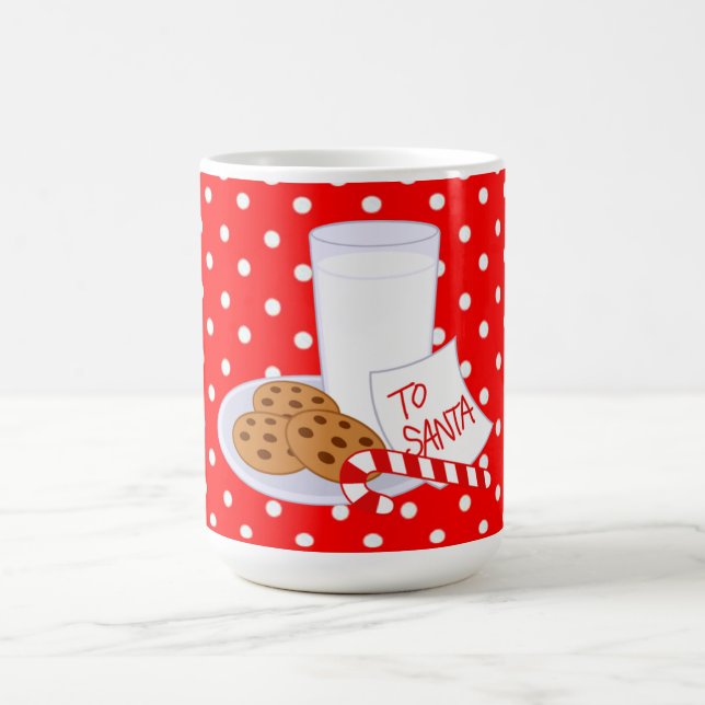 Caneca Mágica Cama/Leite e Biscoitos de Morphing de Natal (Center)