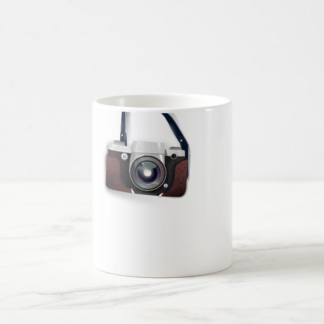Caneca Mágica Câmera estilo retrô vintage (Centro)