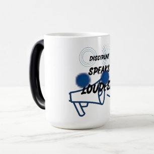 Caneca Mágica Camisa Disciplina Fala Mais Alto Camiseta Silenc