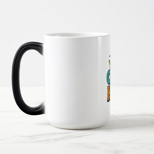 Caneca Mágica Camiseta de Citação Motivacional de Auto-Empoderam (Esquerda)