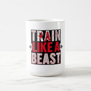 Caneca Mágica Camiseta de Motivação para Academia Treine Como um
