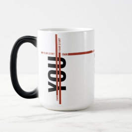 Caneca Mágica Camiseta Own Your Story – Citação Motivacional Neg
