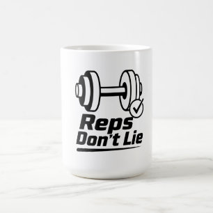 Caneca Mágica Camiseta Reps Don't Lie Camiseta de Motivação pa