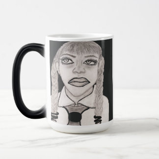 Caneca Mágica Canhão não amamentado preto e branco