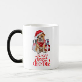 Caneca Mágica Cão de Natal