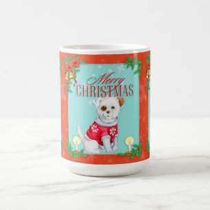 Caneca Mágica Cão de Natal