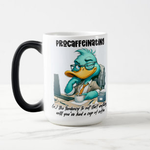 Caneca Mágica Capa de Citação da Vida de Escritório Divertida/Sa