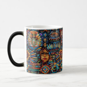 Caneca Mágica Captivando a Magi "Pré-Columbiana Tapeçaria" Cerul