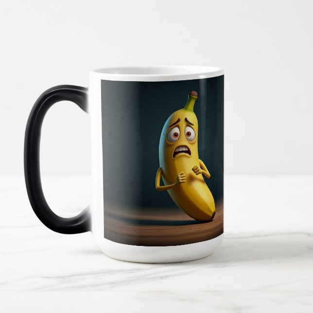 Caneca Mágica cara chocante da banana (Esquerda)