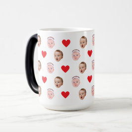 Caneca Mágica Cara Mug, Foto Personalizada, Presente De Bebê