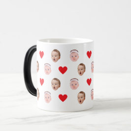 Caneca Mágica Cara Mug, Foto Personalizada, Presente De Bebê