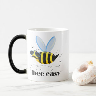 Caneca Mágica Caráter de abelha com óculos de sol do bigode Abel