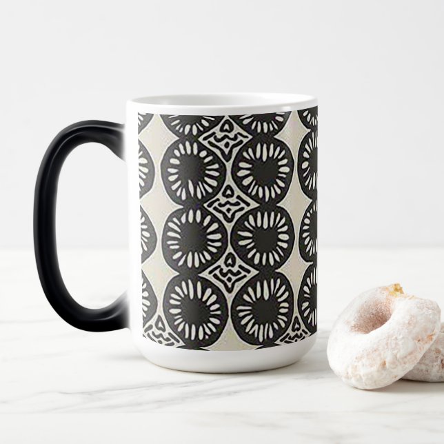 Caneca Mágica Caribe africano de luxo sofisticado (Com Donut)