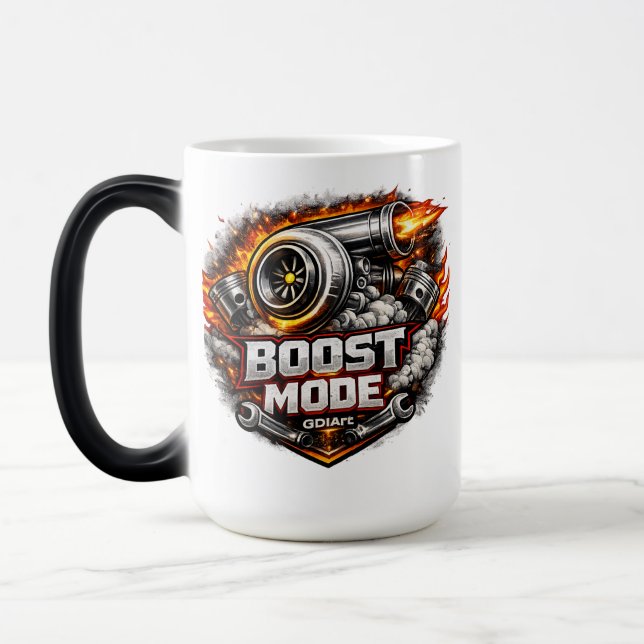 Caneca Mágica Carro - MODO BOOST - GDIArt Design (Esquerda)