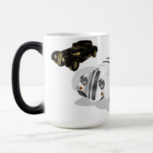 Caneca Mágica Carro vintage Graphic Caricature Image Mug