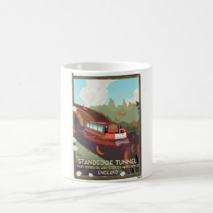Caneca Mágica cartaz de viagem do túnel de Standedge no Reino Un