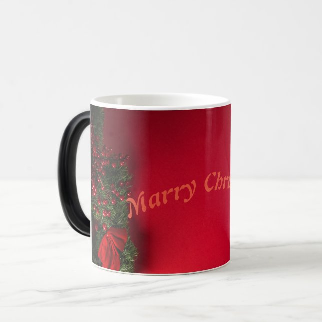 CANECA MÁGICA CASADO NATAL DE CAFÉ VERMELHO (Frente Esquerda)