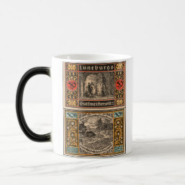 Caneca Mágica Cédula Notgeld de 50 Pfennig Vintage 1921 Lüneburg