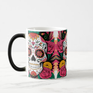 Caneca Mágica Celebrar o crânio do açúcar de vida