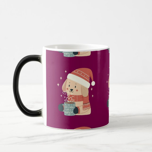 Caneca Mágica Celebrate the magic of Christmas - Dog (Esquerda)