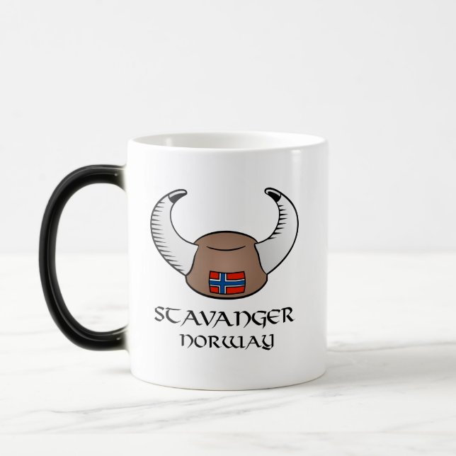 Caneca Mágica Chapéu de Stavanger Noruega Viking (Esquerda)