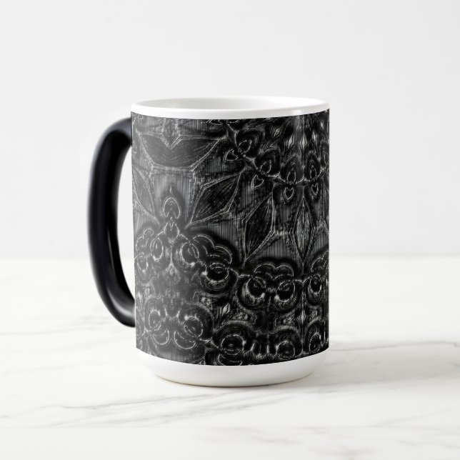Caneca Mágica Charcarvão Mandala (Frente Esquerda)