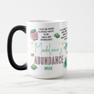 Caneca Mágica Chefe Babe Abundance Money Mindset Afirmações