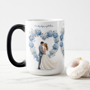 Caneca Mágica Cheio Bloom Wedding Hydrangea Mug