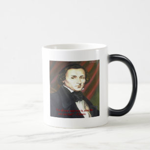 Caneca Mágica Chopin Como Tocar Presentes Cartões e Camisetas