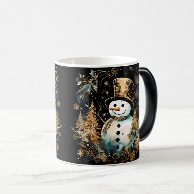 Caneca Mágica Christmas Holiday Wrap (Frente Esquerda)