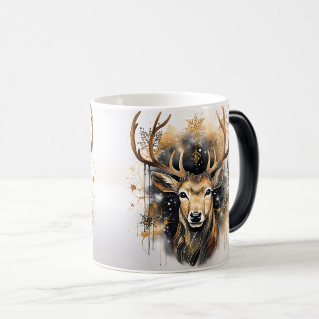 Caneca Mágica Christmas Holiday Wrap (Frente Esquerda)